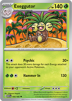 Exeggutor 151 103/165