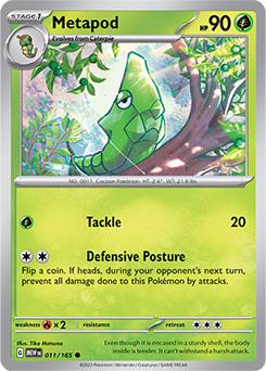 Metapod 151 11/165