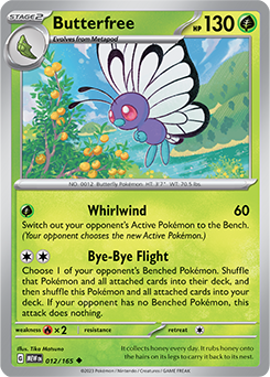 Butterfree 151 12/165