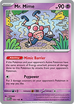 Mr. Mime 151 122/165