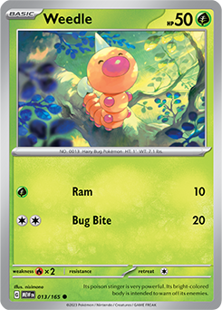 Weedle 151 13/165