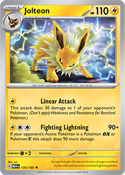 Jolteon 151 135/165