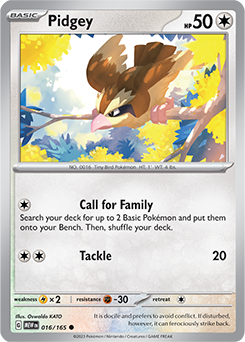 Pidgey 151 16/165