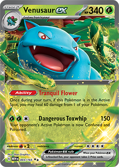 Venusaur ex 151 3/165
