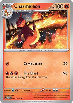 Charmeleon 151 5/165