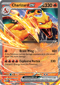 Charizard ex 151 6/165