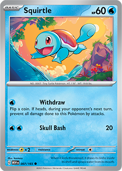 Squirtle 151 7/165