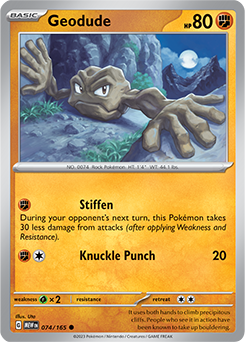 Geodude 151 74/165
