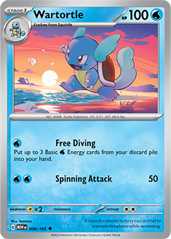 Wartortle 151 8/165