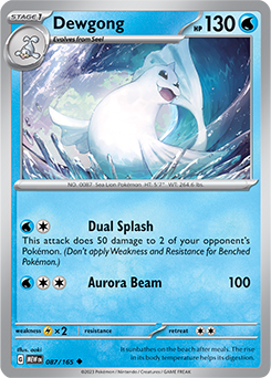 Dewgong 151 87/165