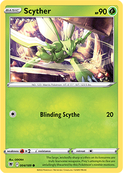 Scyther Astral Radiance 4/189