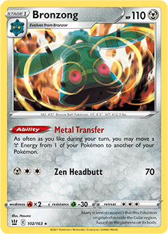 Bronzong Battle Styles 102/163