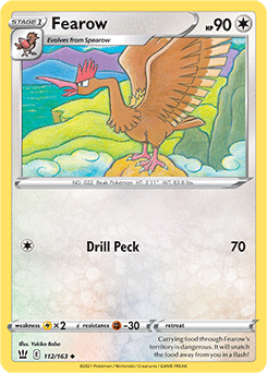 Fearow Battle Styles 112/163