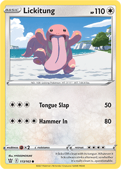 Lickitung Battle Styles 113/163