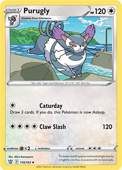 Purugly Battle Styles 116/163