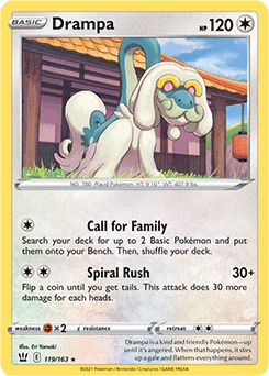Drampa Battle Styles 119/163