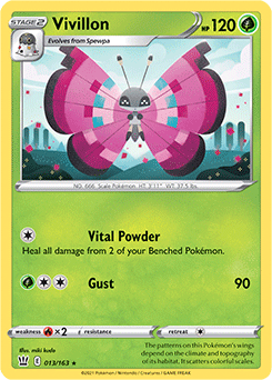 Vivillon Battle Styles 013/163
