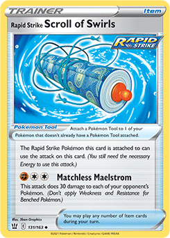 Rapid Strike Scroll of Swirls Battle Styles 131/163