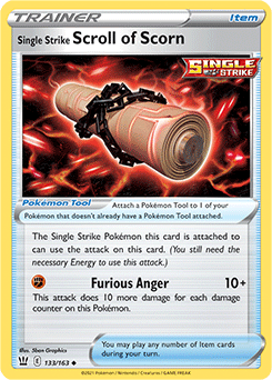 Single Strike Scroll of Scorn Battle Styles 133/163