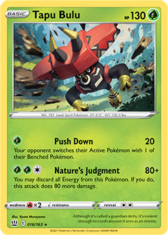 Tapu Bulu Battle Styles 016/163