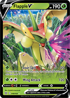 Flapple V Battle Styles 018/163