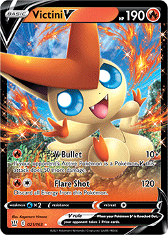 Victini V Battle Styles 021/163