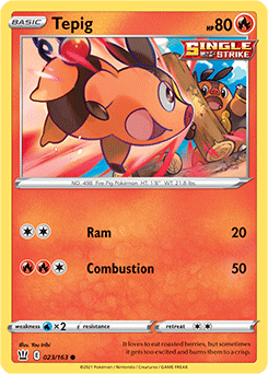 Tepig Battle Styles 023/163