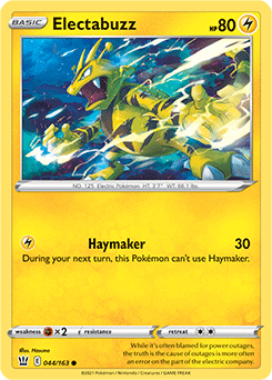 Electabuzz Battle Styles 044/163