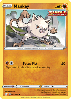 Mankey Battle Styles 066/163