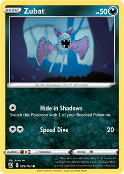 Zubat Battle Styles 089/163