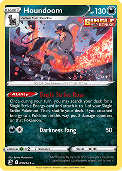 Houndoom Battle Styles 096/163