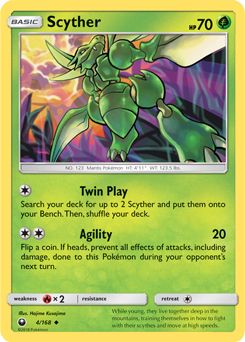 Scyther Celestial Storm 4/168