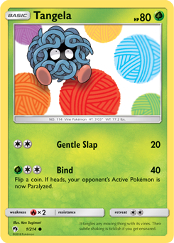 Tangela Lost Thunder 1/214