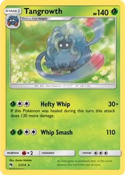 Tangrowth Lost Thunder 2/214