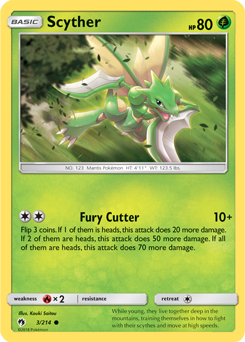 Scyther Lost Thunder 3/214