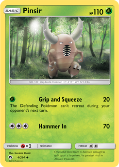 Pinsir Lost Thunder 4/214