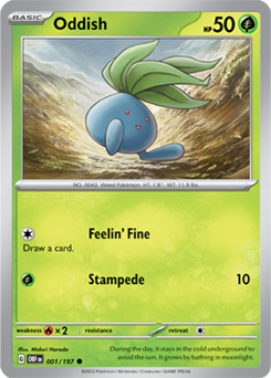 Oddish Obsidian Flames 1/197