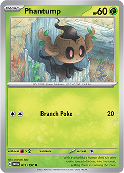 Phantump Obsidian Flames 11/197