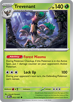Trevenant Obsidian Flames 12/197