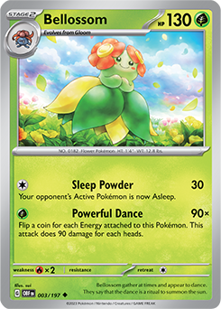 Bellossom Obsidian Flames 3/197