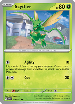 Scyther Obsidian Flames 4/197
