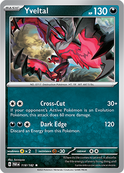 Yveltal Paradox Rift 118/182