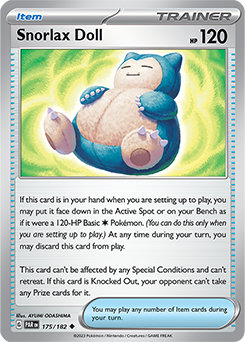 Snorlax Doll Paradox Rift 175/182