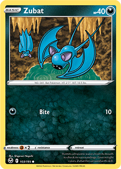 Zubat Silver Tempest 103/195