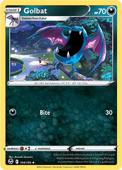 Golbat Silver Tempest 104/195