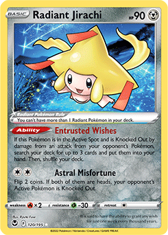 Radiant Jirachi Silver Tempest 120/195