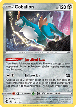 Cobalion Silver Tempest 126/195