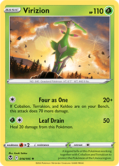 Virizion Silver Tempest 14/195