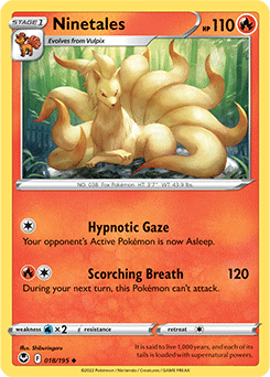 Ninetales Silver Tempest 18/195