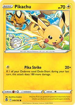 Pikachu Silver Tempest 49/195